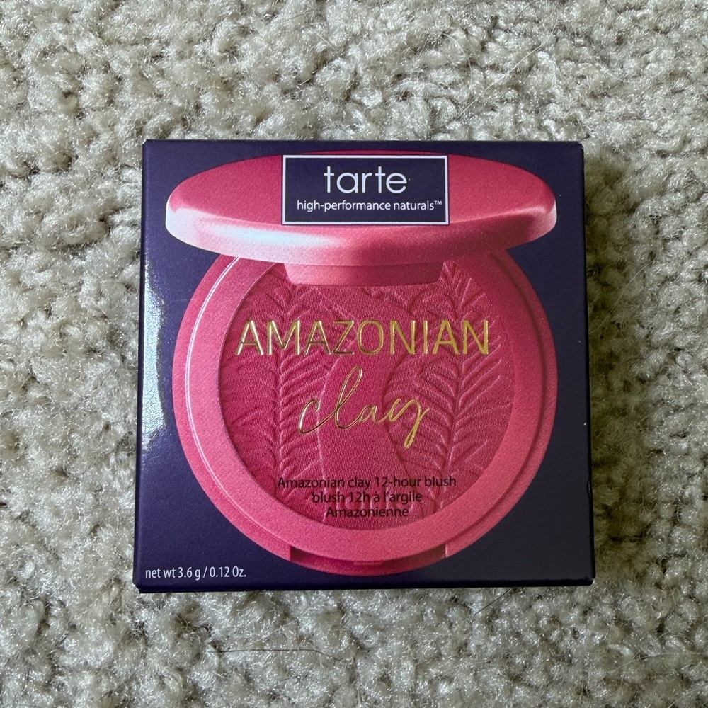 NIB Tarte Amazonian Clay 12-Hour Blush - Fearless